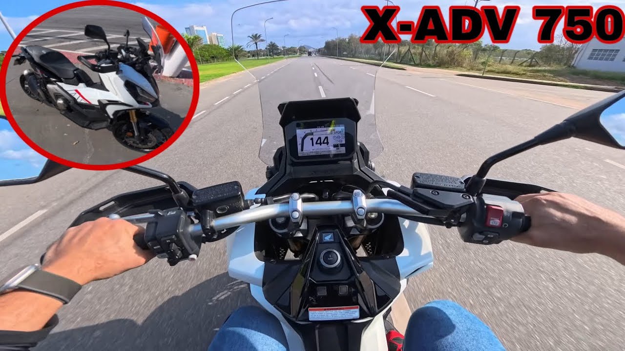 ANDEI NA SCOOTER MAIS POTENTE DO BRASIL - HONDA X-ADV 750 - MALEÁVEL, POTENTE E PRÁTICA DE USAR