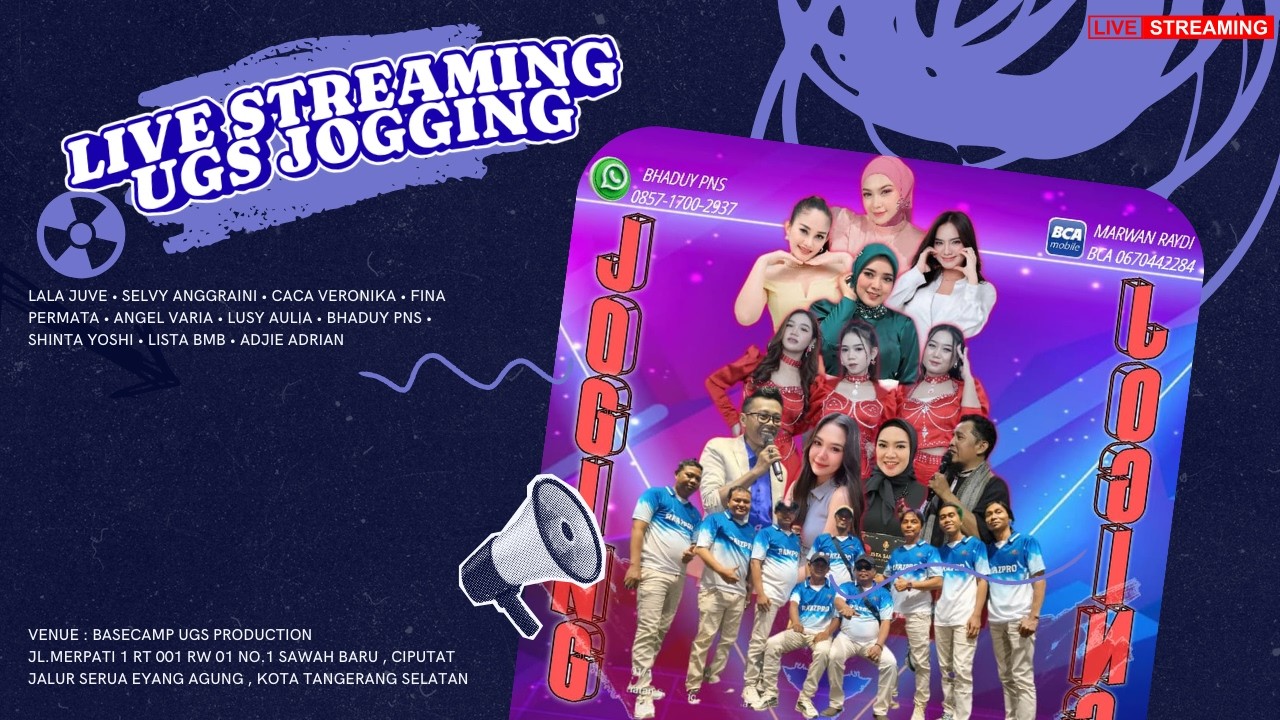 Live Streaming |  UGS CHANNEL OFFICIAL | Joging | Senin 16 Febuari 2026