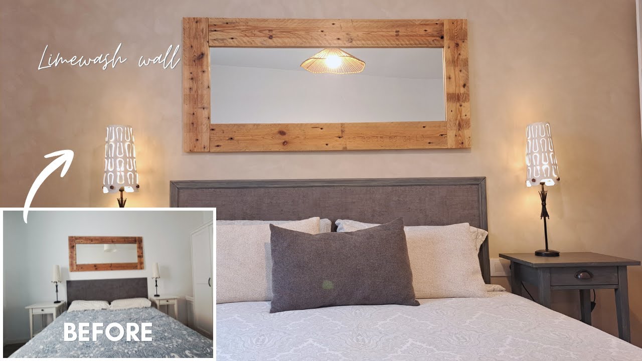 Satisfying Transformation Timelapse | Limewash Accent Wall