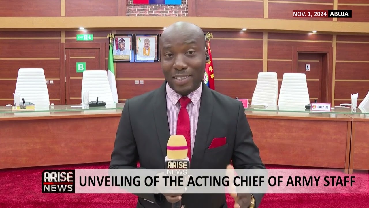 UNVEILING OF THE ACTING CHIEF OF ARMY STAFF