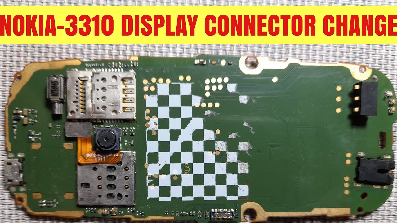 Nokia -3310 Display Connector Broken And Display White Connector Change Solution #Shorts