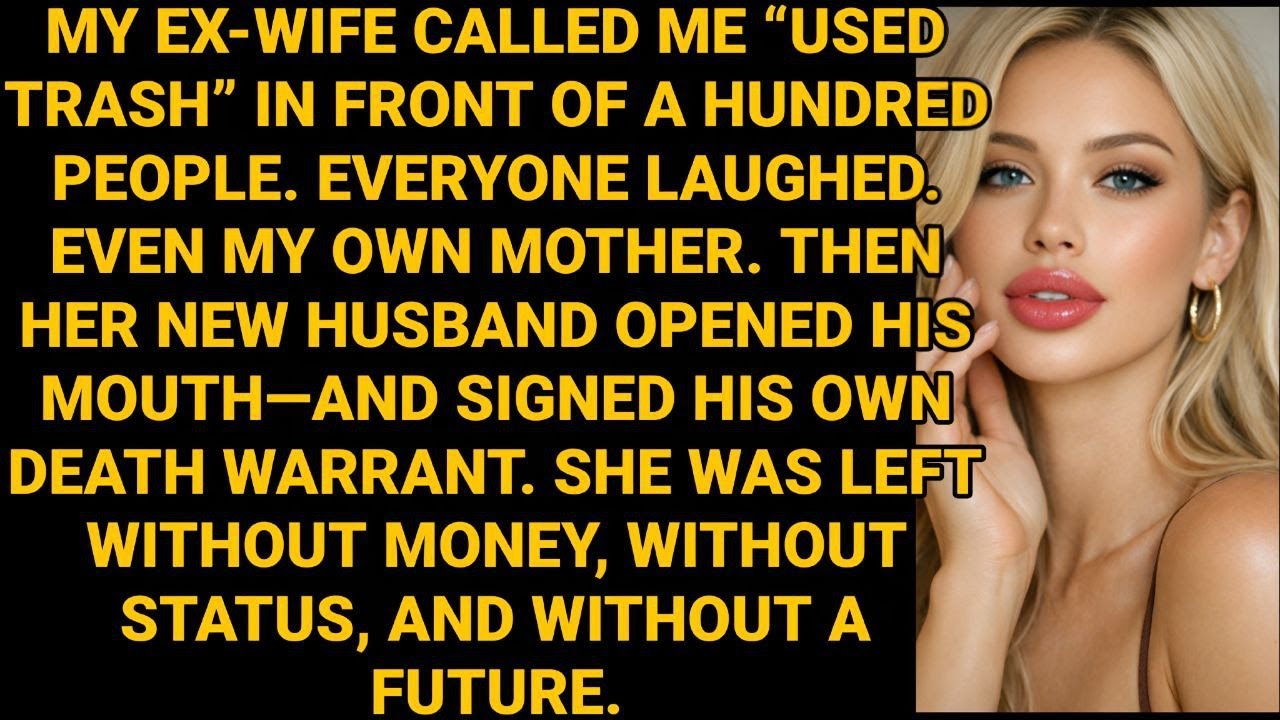 My Ex-Wife Humiliated Me in Public—Then Her New Husband Spoke and Destroyed Their Entire Future
