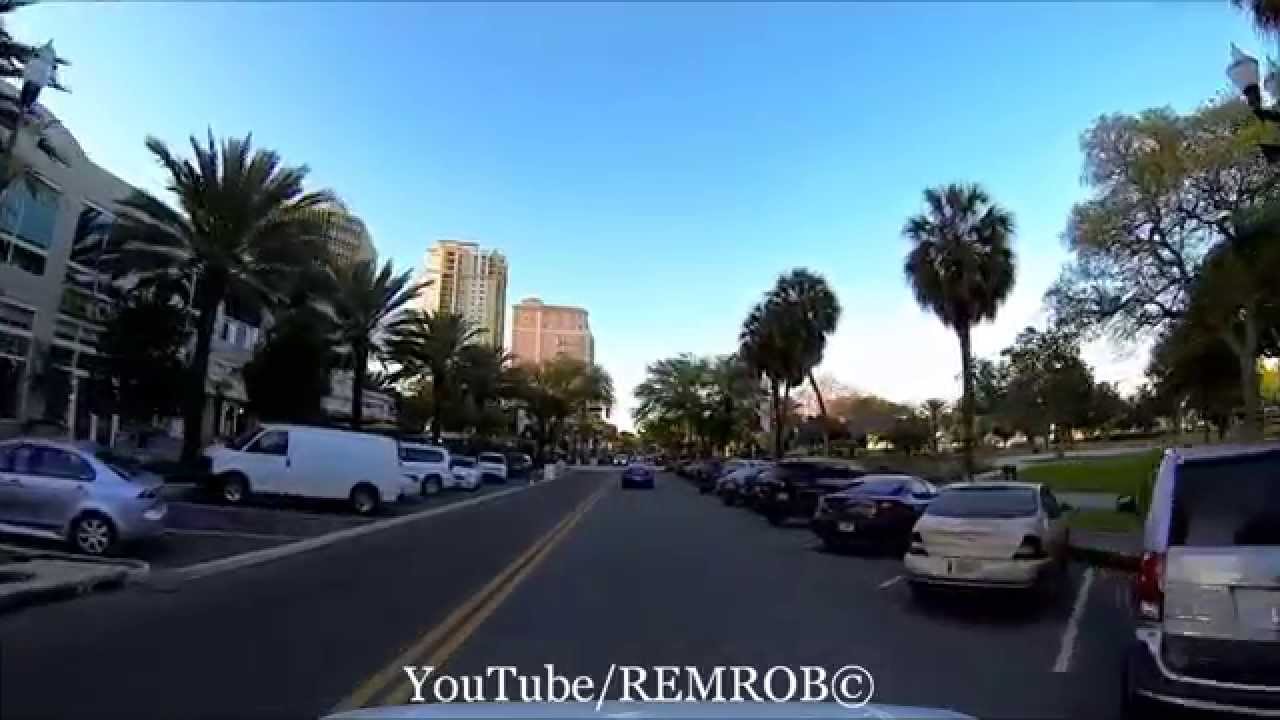 Driving Beach Drive N.E. St. Petersburg, Florida