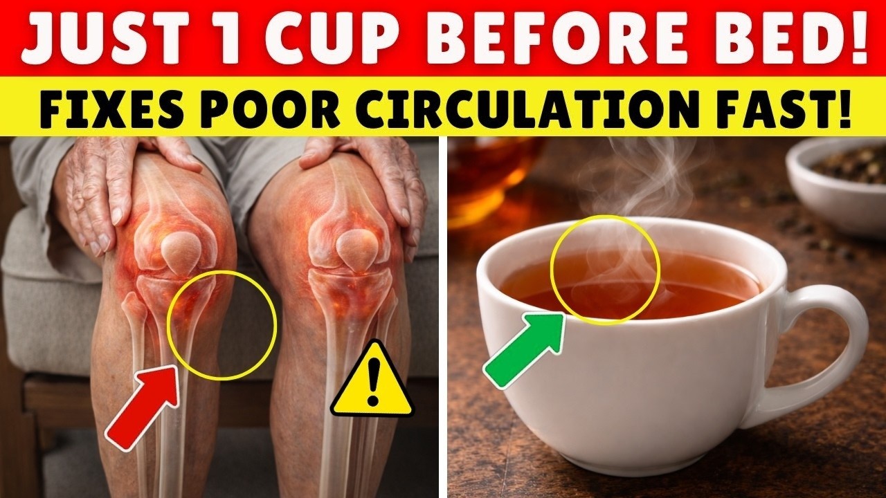 Over 60? Best Natural Drink for Poor Circulation and Weak Legs | Senior Health & Wellness