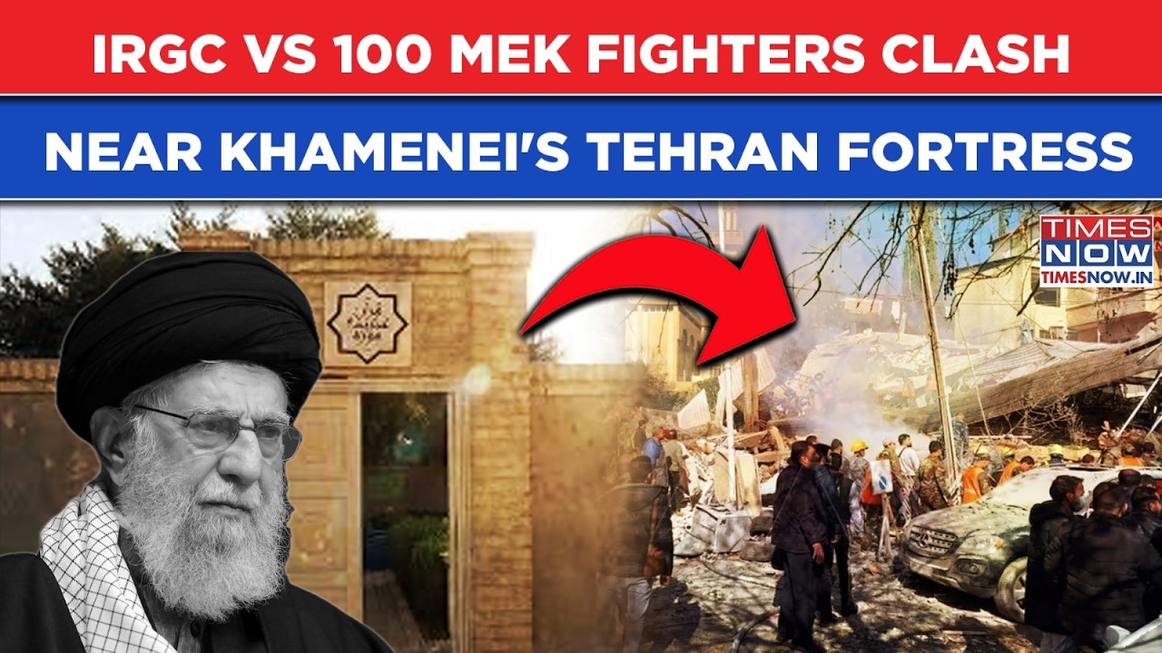IRGC VS 100 MEK Fighters Clash Near Khamenei's Tehran Fortress- Inside Big Secret Iran Showdown