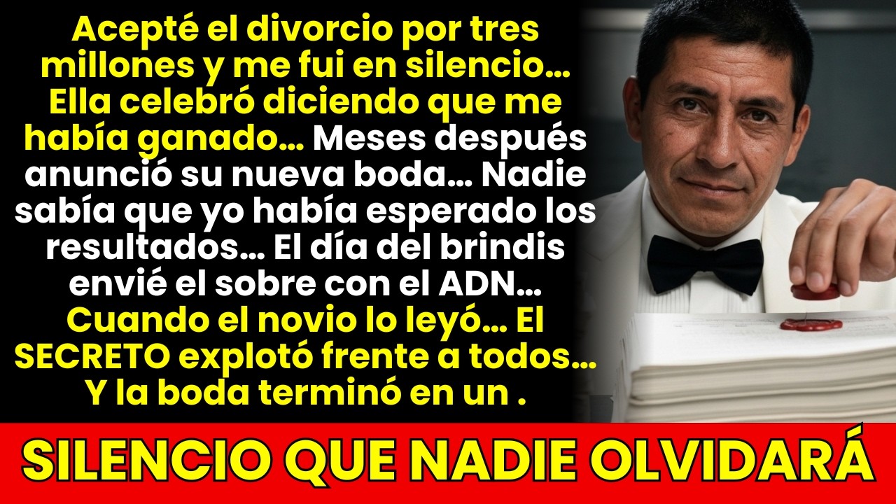 Acepté el Divorcio por $3 Millones. En su Boda, el ADN reveló el SECRETO que destruyó todo