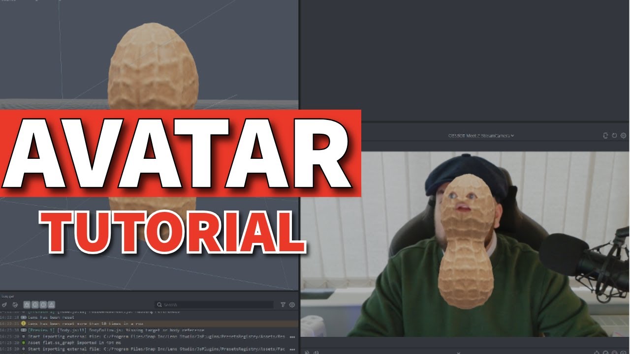 Peanut Avatar Tutorial - Ep 2 - Using Lens Studio