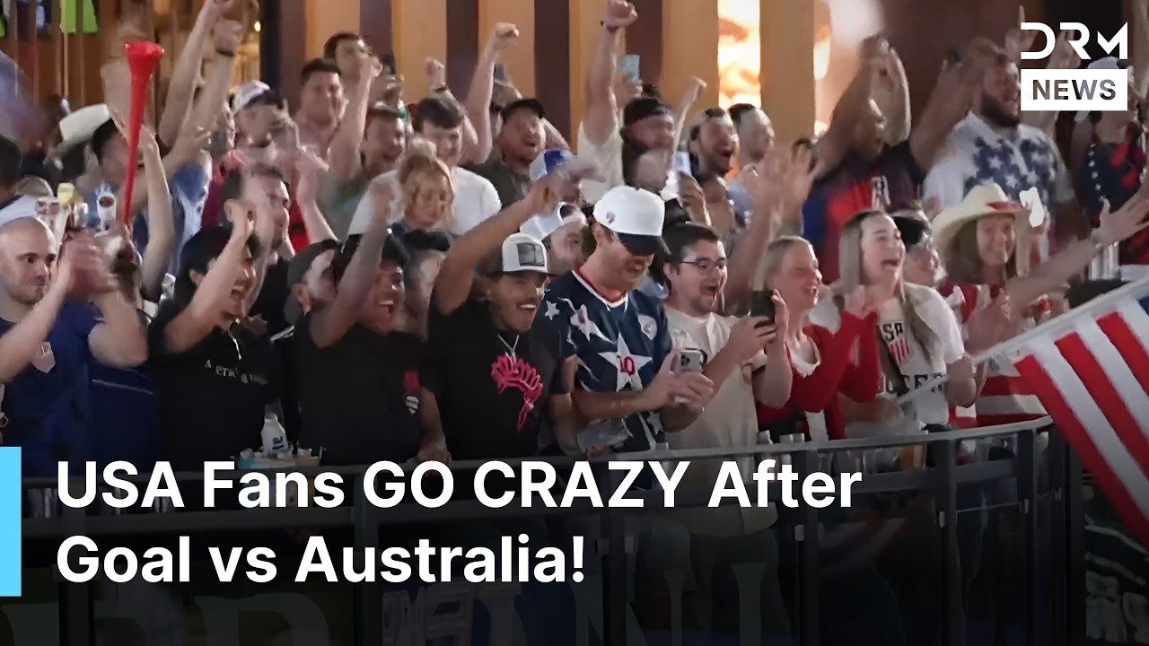 USA Fans Celebrate in Style During World Cup Clash vs Australia | FIFA World Cup 2026 | AD1Z