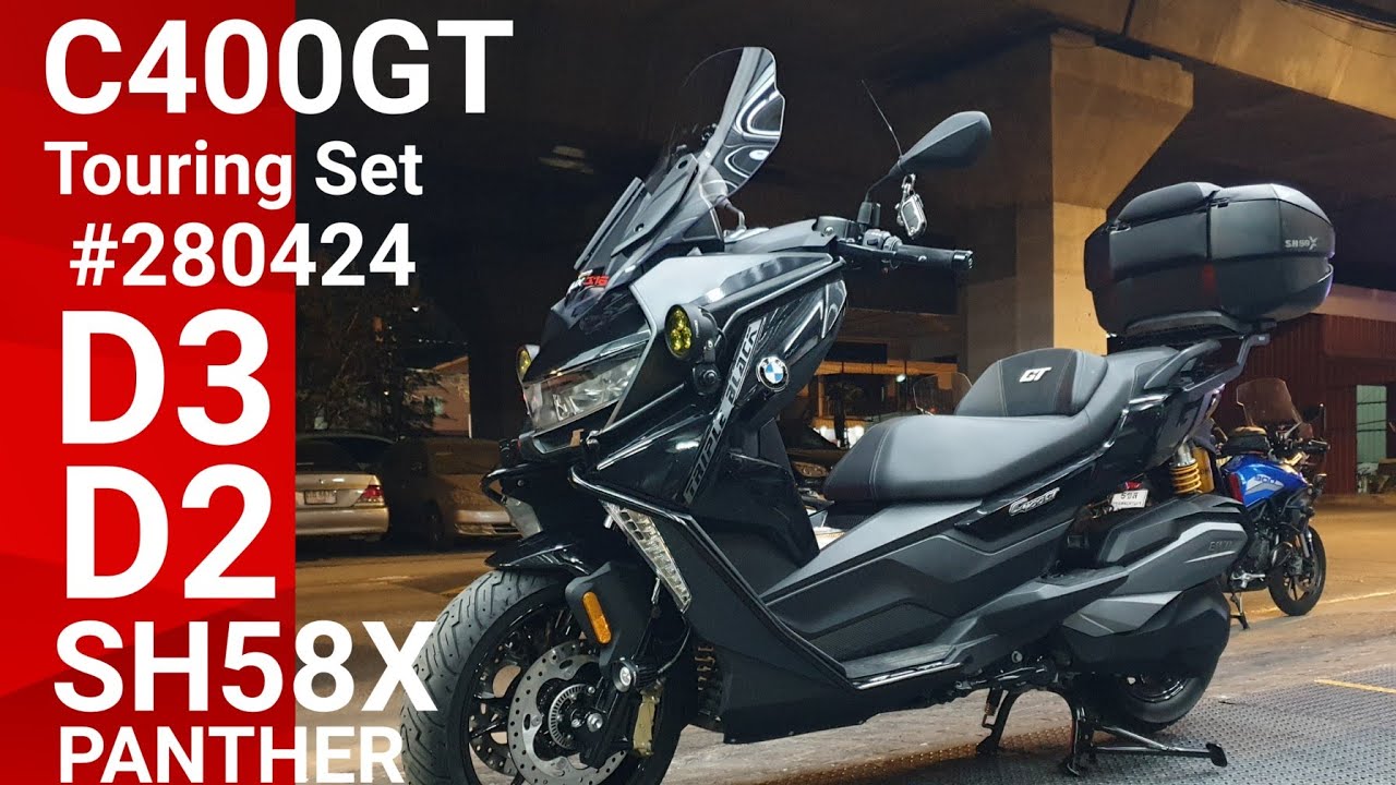 Review BMW C400GT Touring Set #280424 ( DENALI D3 + D2 + PANTHER + SH58X )