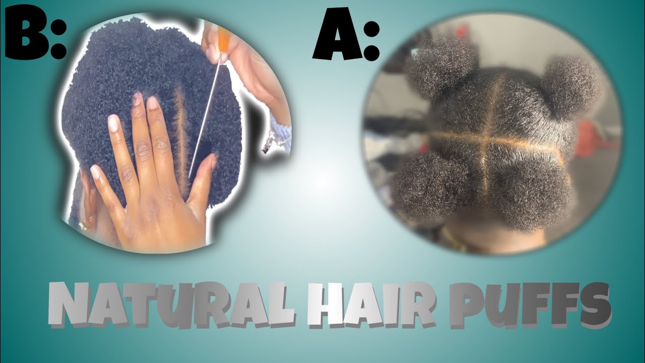 FOUR PUFFS FOR MEN NATURAL HAIRSTYLE