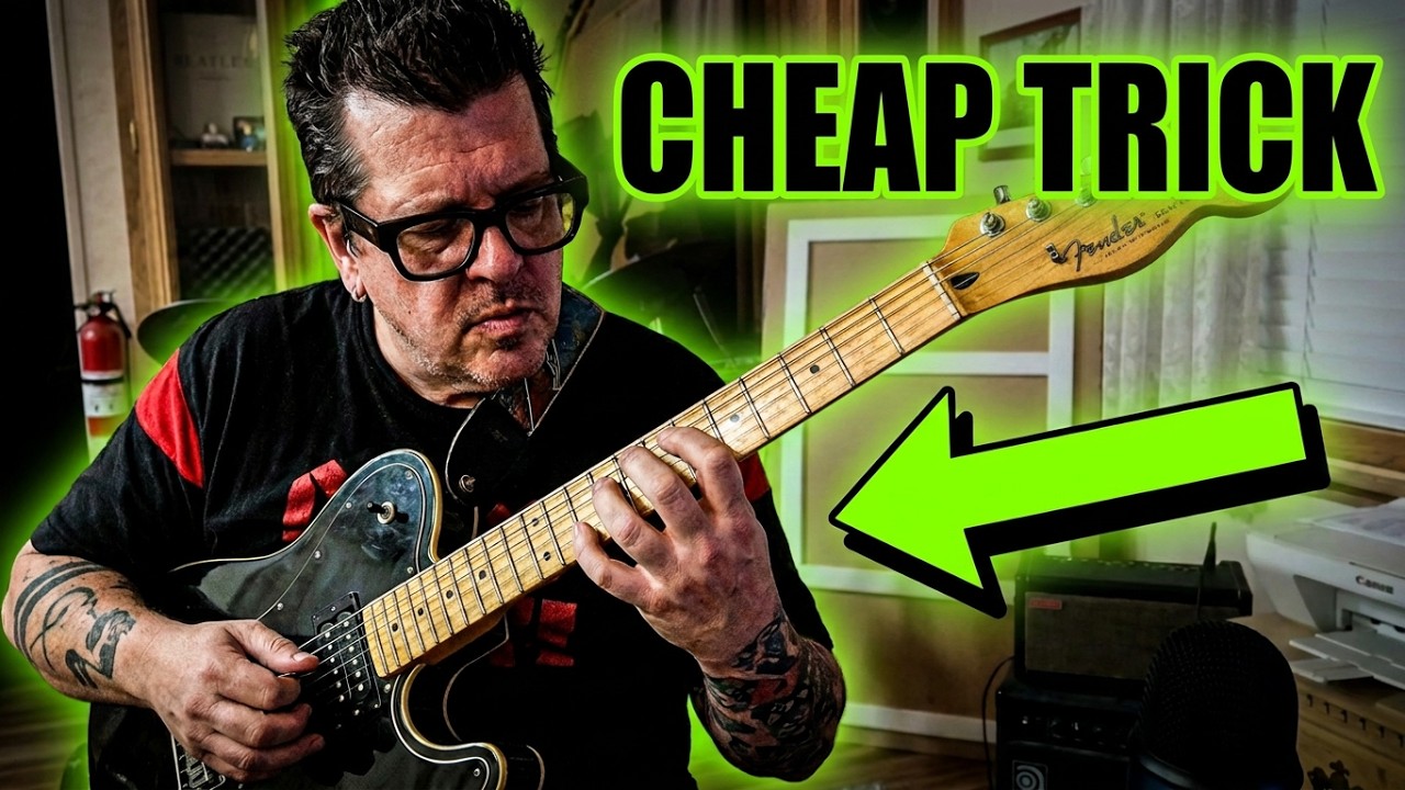 CHEAP TRICK I Want You To Want Me Guitar Lesson (live at Budokan)
