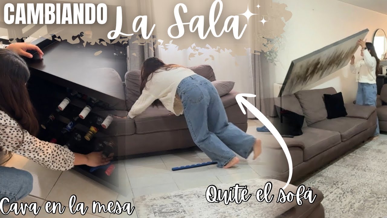 CAMBIOS EN LA SALA ✨ QUIT&Eacute; EL CUADRO + CAMBI&Eacute; LOS SILLONES 🫣 PREPAR&Aacute;NDONOS PARA LA NAVIDAD 🎄 