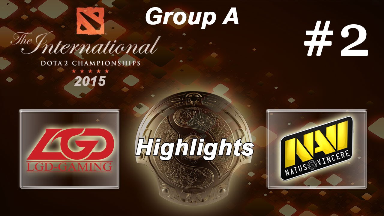 The Internatonal 2015 Group A - LGD Gaming vs Navi game 2 highlights