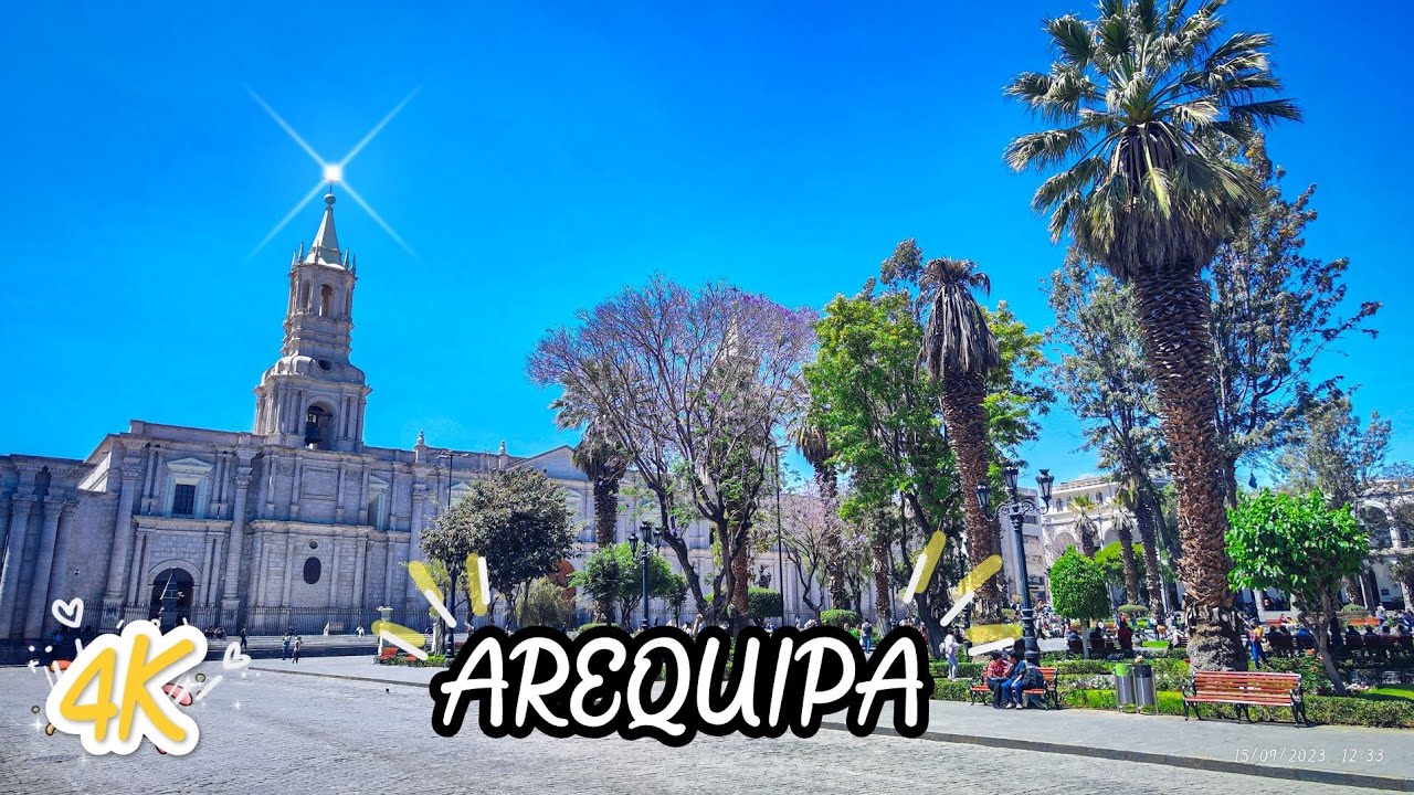 【4K】Arequipa -Perú .  Walking  (September  2023)