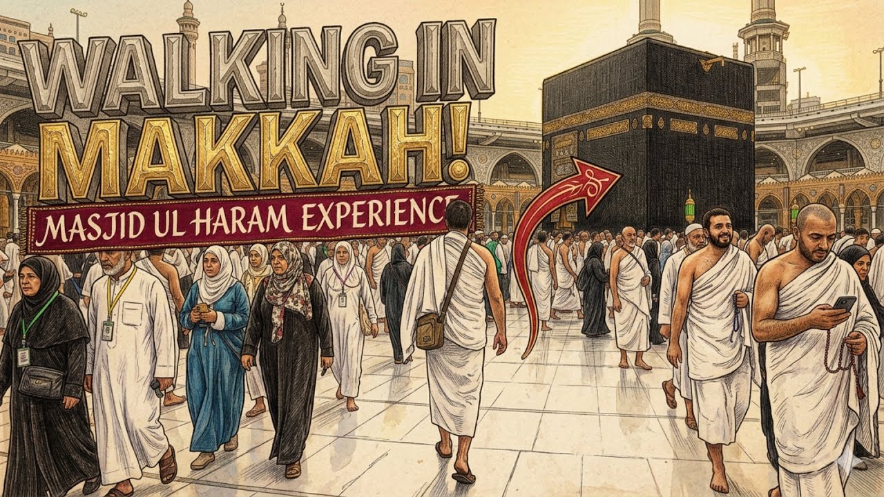 Walking in Makkah Masjid Ul Haram In Ramadan 😍 