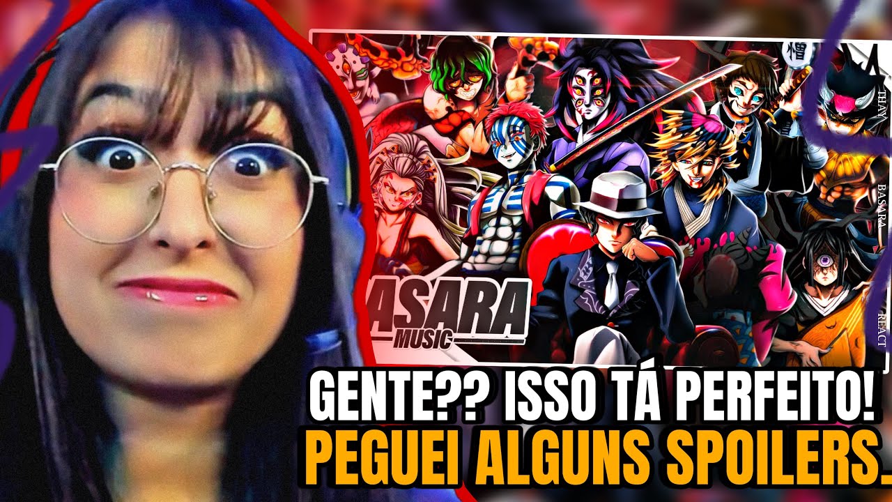 Luar de Sangue | Luas Superiores (Demon Slayer) | Basara | THAY REACT
