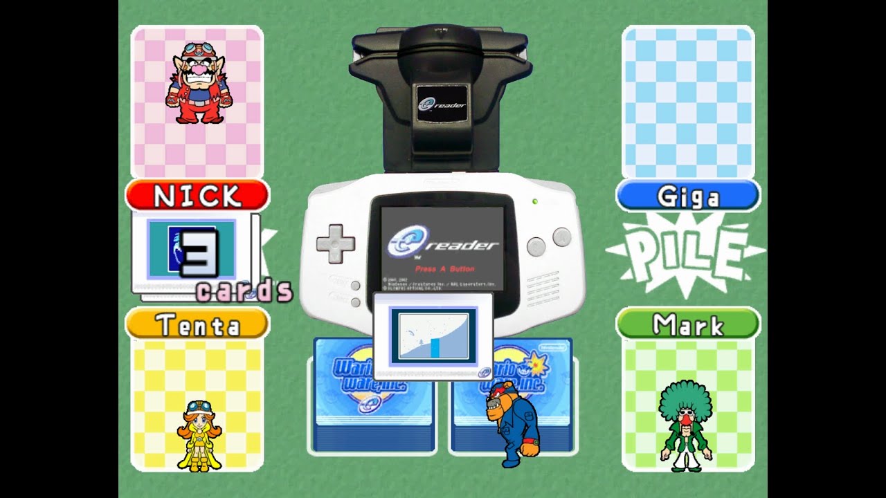 WarioWare, Inc.: Mega Party Games!: Card-e Cards 4 player Netplay 60fps