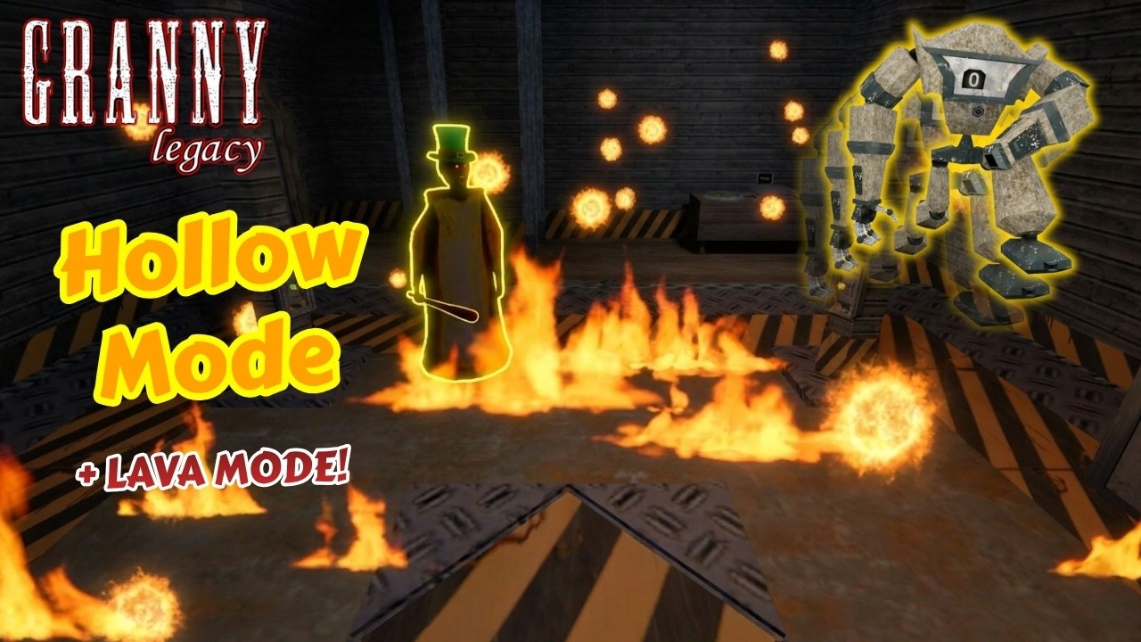 Granny Legacy - Hollow with Lava Mode - Robot Ending (7:28)