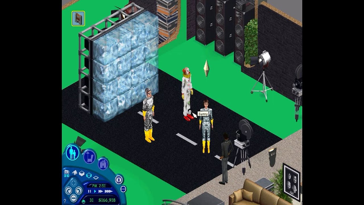 The Sims 1 - Sunny, The Tragic Clown