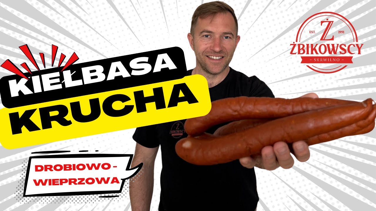 Krucha Kiełbasa drobiowo - wieprzowa!