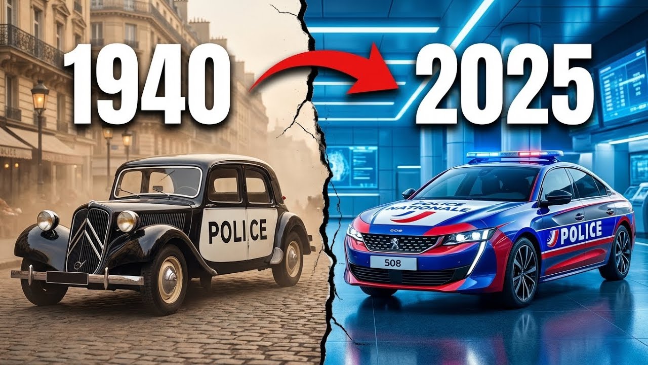 🔵 French POLICE Car Evolution &mdash; 85 Years of Change