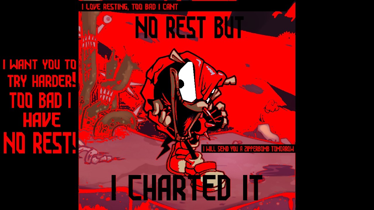 FNF D-Sides Redux No Rest Teaser Chart (WIP)