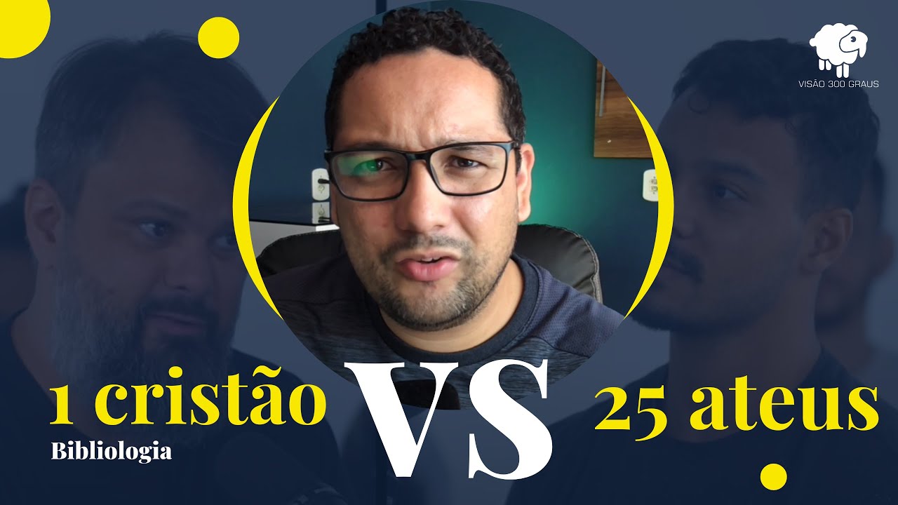 1 cristão contra 25 ateus - Bibliologia - Pastor Tassos 🟡 🐑 🔵