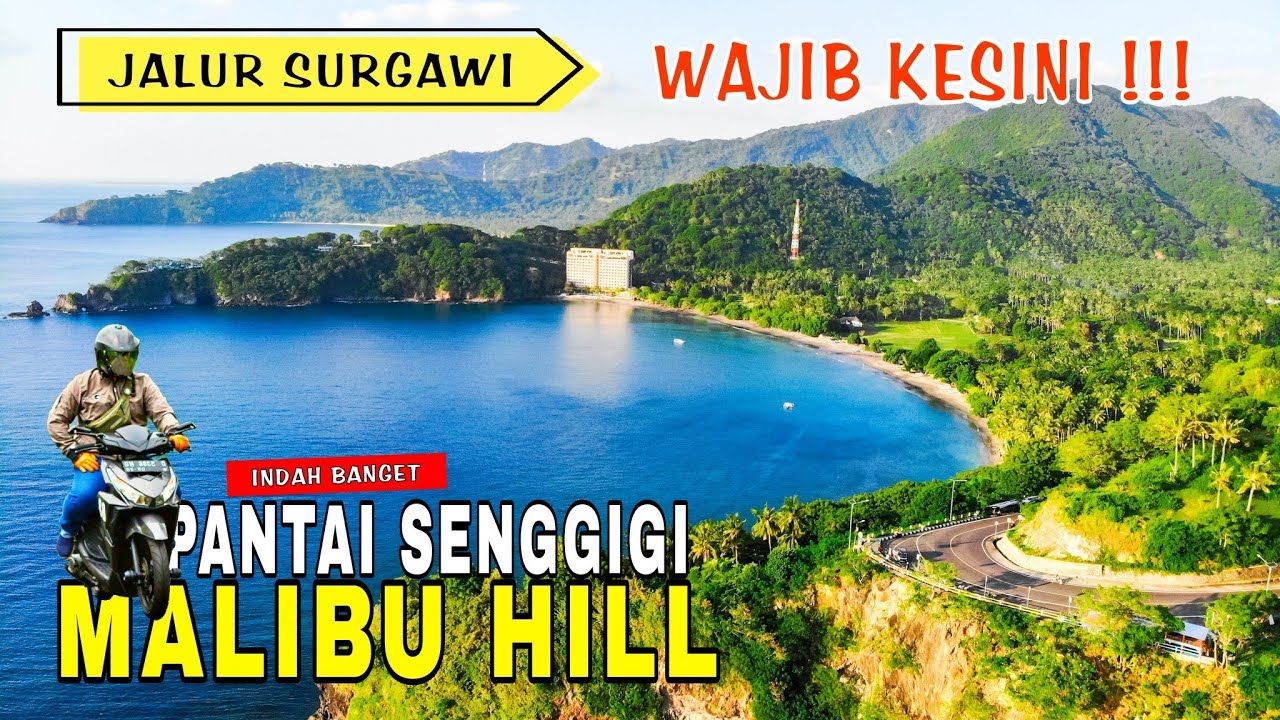 Jalan - Jalan Di Mataram Lombok Menuju Pantai Senggigi Dan Bukit Malimbu