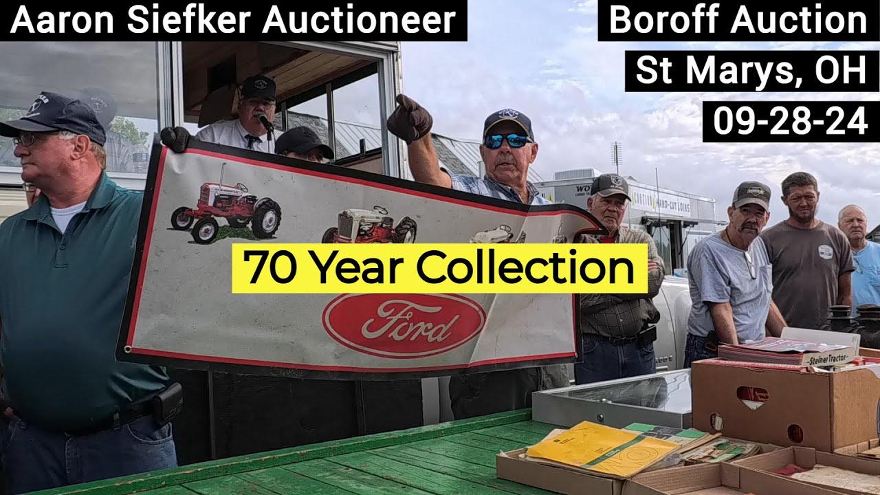 Results - 2nd Wagon - Ford Farm Tractor Collectibles - 70 Year Collection - Boroff Auction 09-28-24