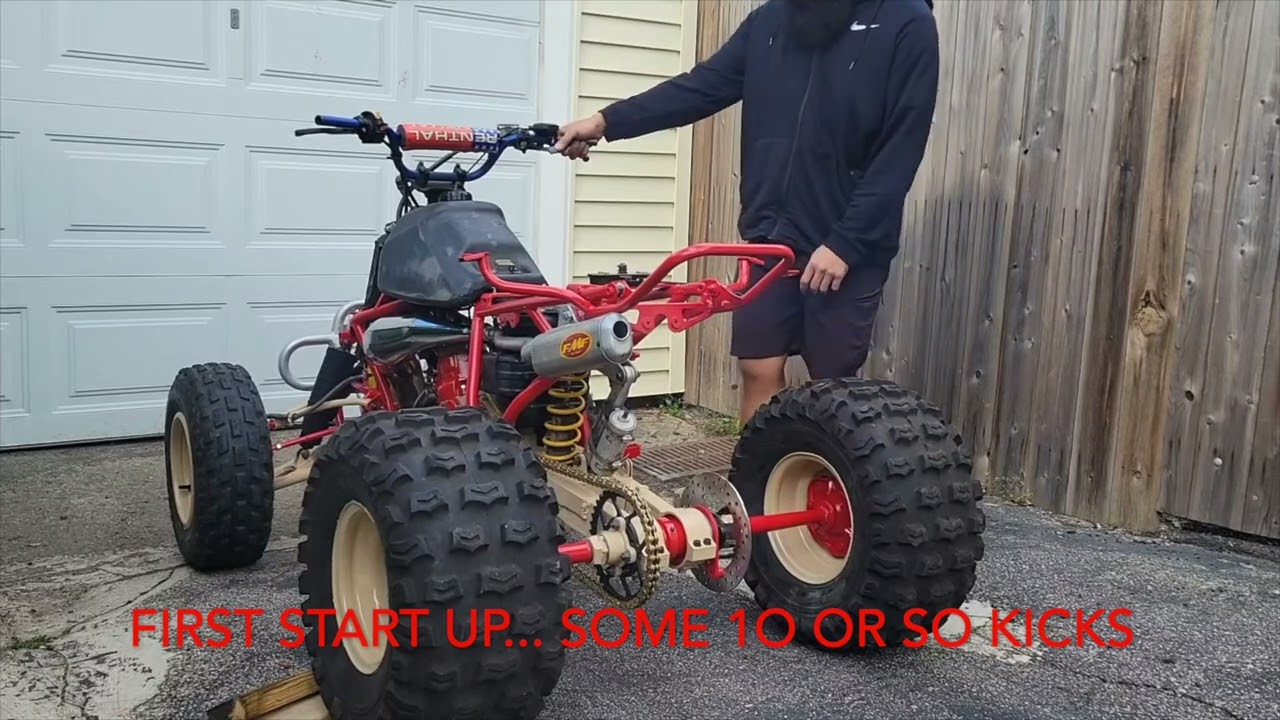 1986 Suzuki quadracer lt250r transformation - rebuild