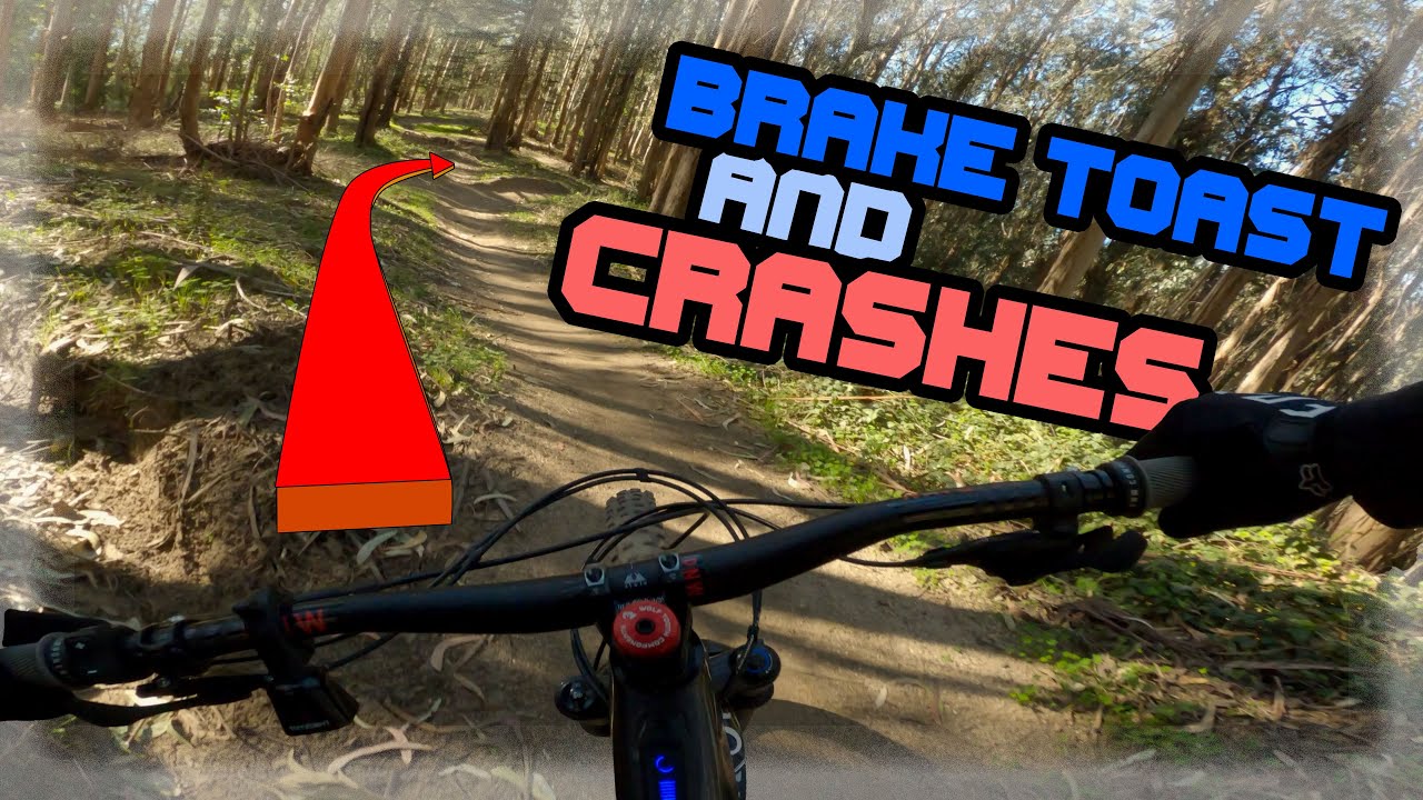 Toasted Brakes and Crashes (Not What I Expected) - Half Moon Bay MTB, Every Trail