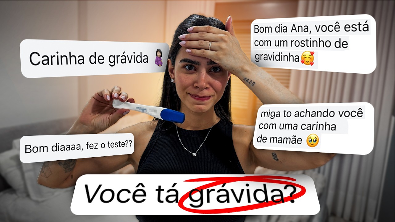FIZ UM TESTE DE GRAVIDEZ 🫨