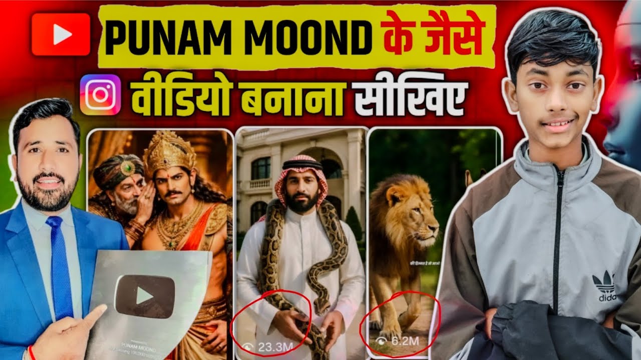 Punam Moond के जैसे Video बनाना सीखो 😱 पहली वीडियो Viral होगी ✅