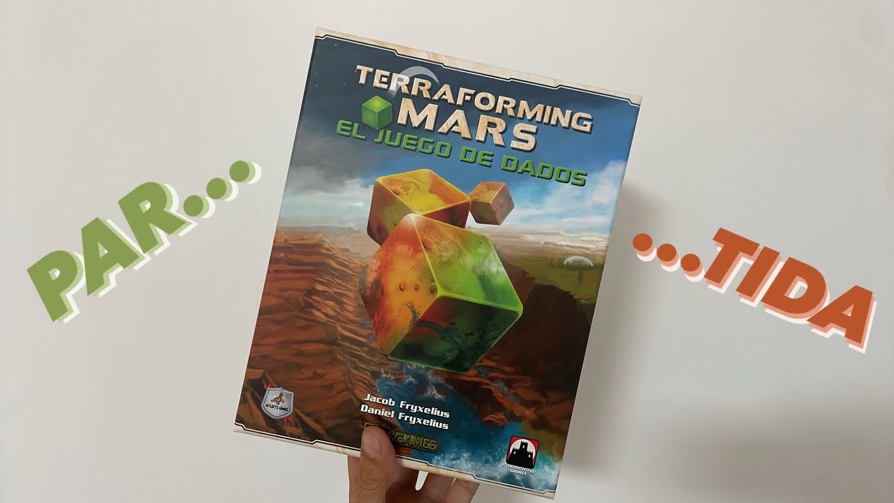 Juego TERRAFORMING MARS JUEGO DADOS 🎲🪐 Partida SOLITARIO