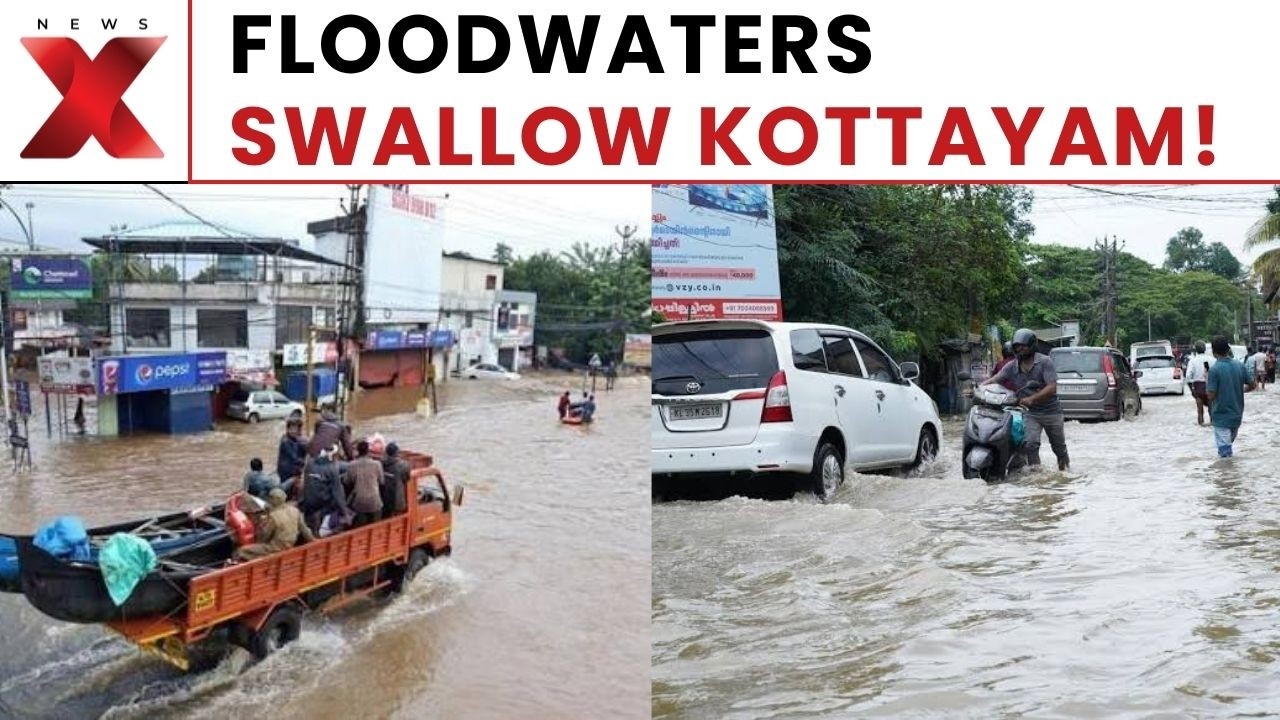 Heavy Rain in Kerala: Kottayam Reels Under Floodwaters | NewsX