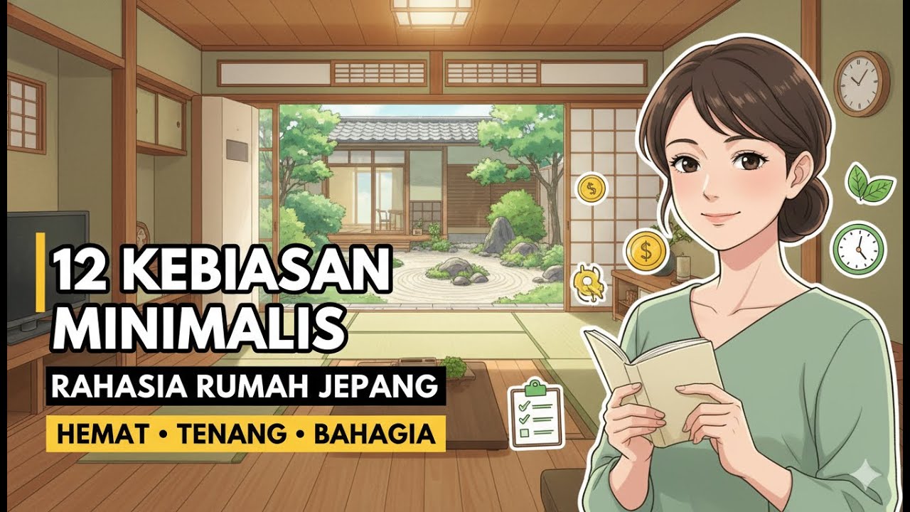 12 Kebiasaan Hidup Minimalis di Rumah Jepang.