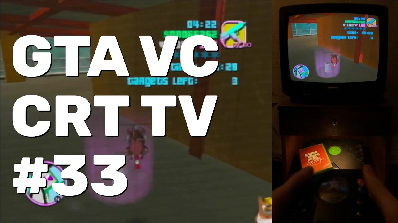Grand Theft Auto: Vice City Walkthrough Part 33 (OG Xbox CRT TV)