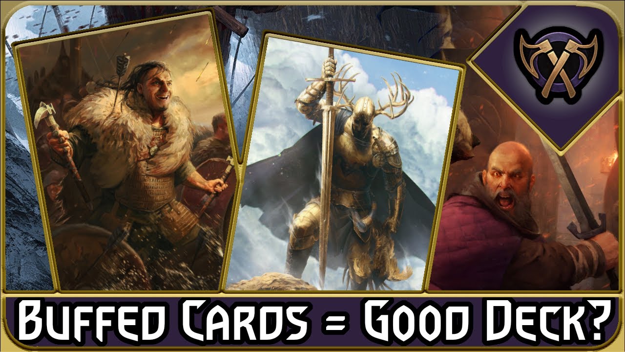 Столько усиленных карт для GN Skellige! (Колода Gwent «Отцеубийственная ярость»)