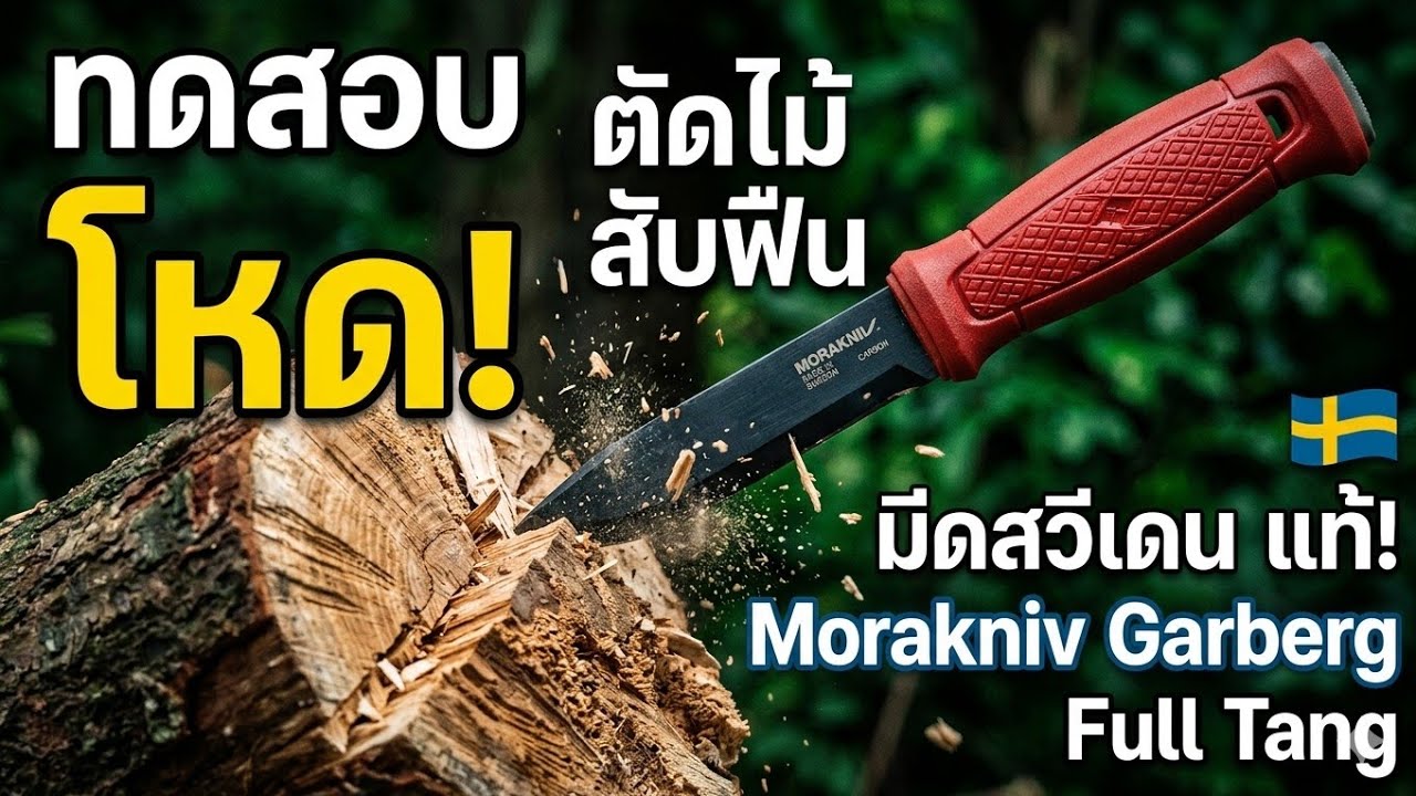 มีดเดินป่า งานแคมปิ้ง Morakniv Garberg Full Tang มีดสวีเดนสายลุย