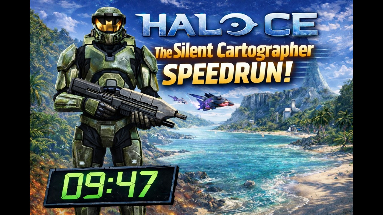 halo ce The Silent Cartographer speedrun