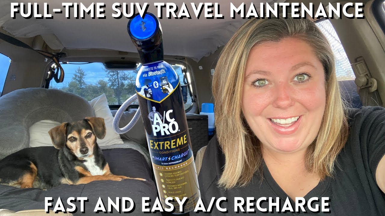 How To Use A/C Pro Extreme Smartcharge | Full-Time SUV Travel Maintenance