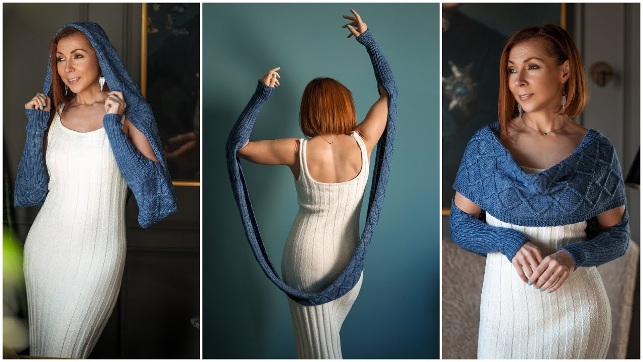 Easy, Step-by-Step: 3 Essential Techniques to Knit the Elegant Interlaced Sweater Scarf!