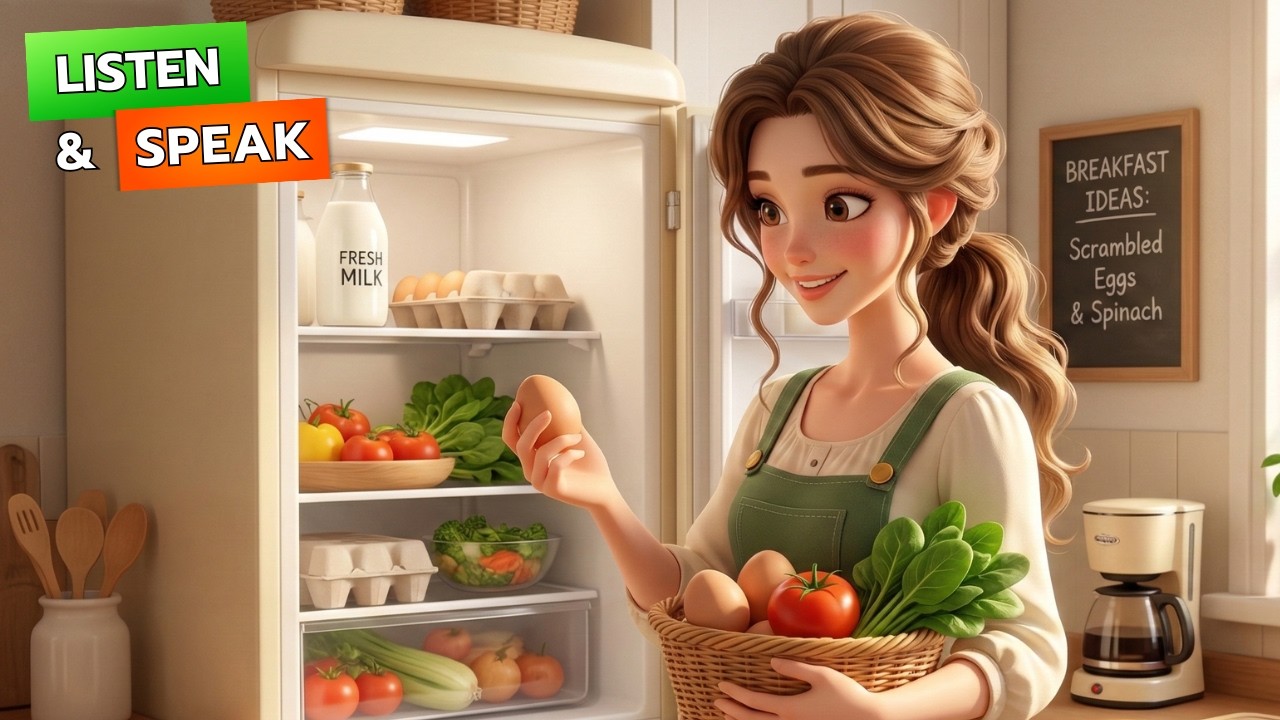 Preparing a Healthy Breakfast | Real-Life English Story | A2–B1 English Practice