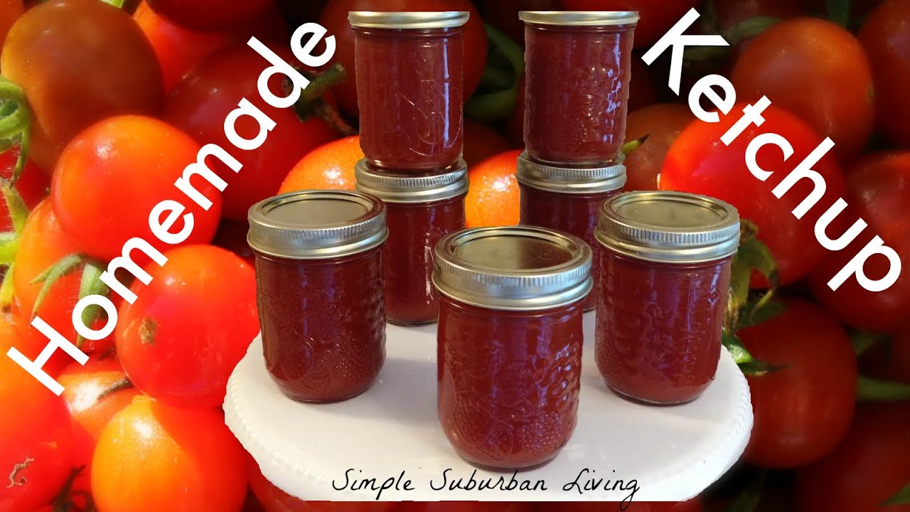 Homemade Ketchup - Using cherry tomatoes or any tomatoes!