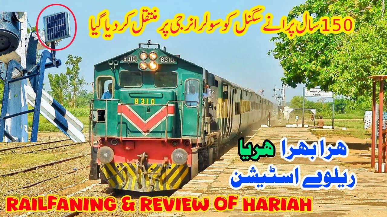 Travelling to Hariah Railway Station | Semaphore Signals Conversion on Solar Energy