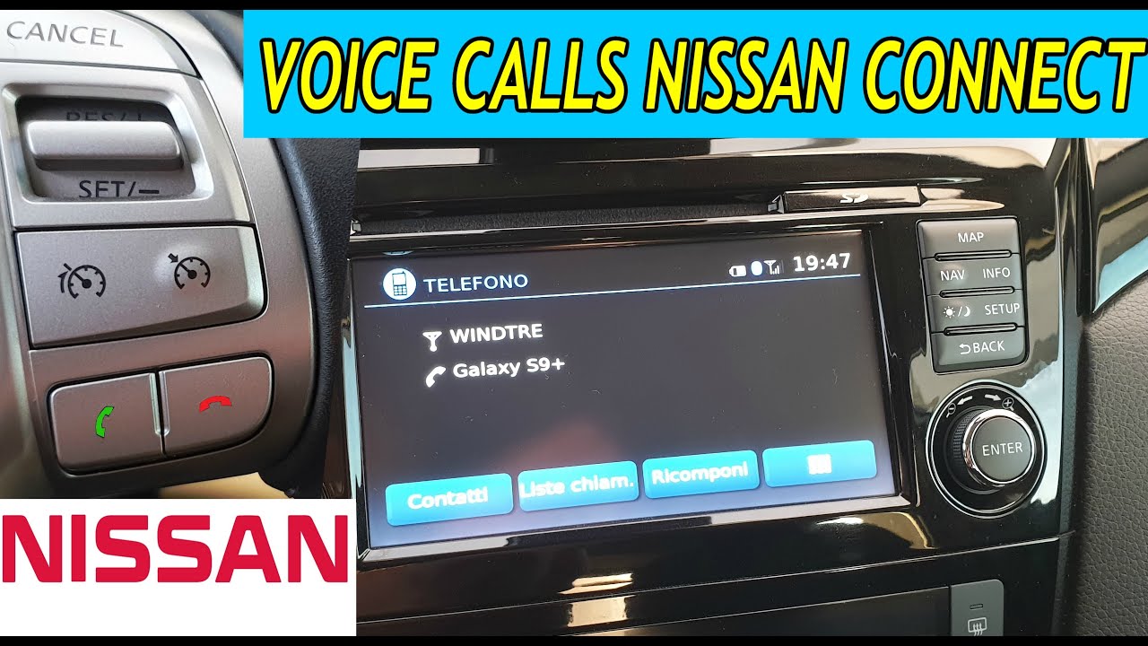 Nissan Connect Chiamata Vocale Dai Tasti Sul Volante | Nissan Connect Voice Call Qashqai Juke Rogue