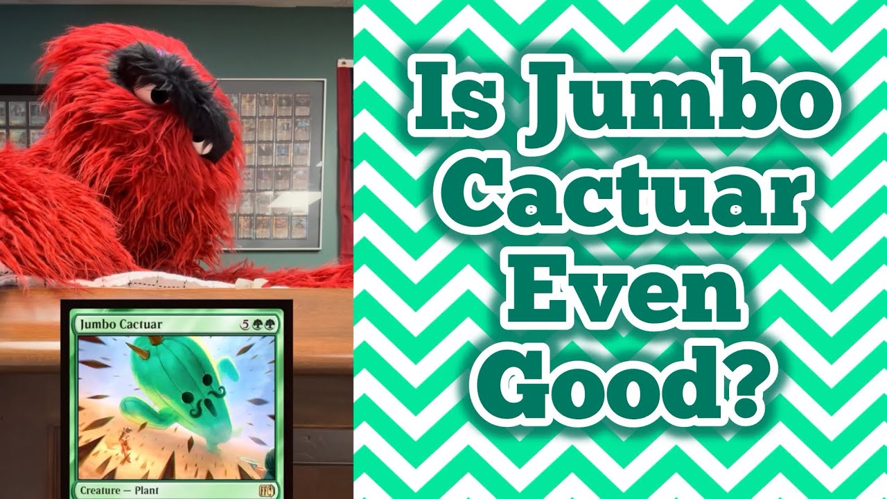 Is Jumbo Cactuar Even Good? #magicthegathering #finalfantasy #tcg #puppet