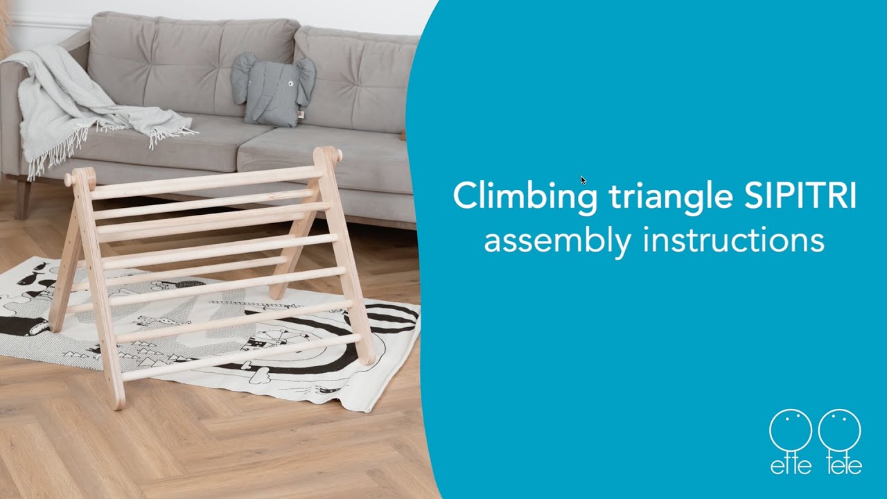 Assembly instructions: Climbing triangle SIPITRI