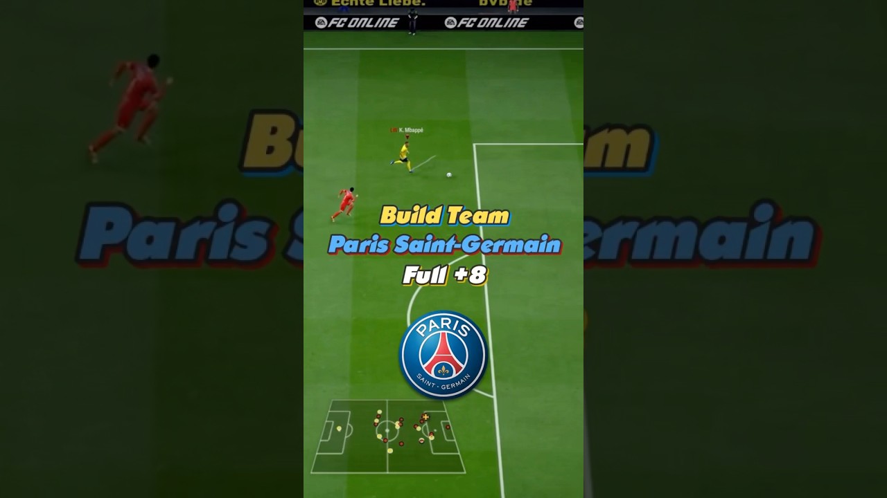 Build team PSG full 8 #shopfc #fo4 #fconline #fo #fifa4 #gaming #football