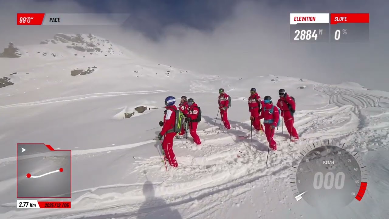 Trois vallees: full off grid (off piste into the wild)
